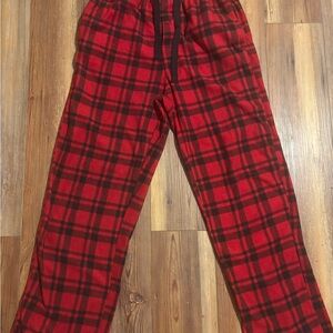 Red Plaid Men's Pajama Pants Lucky Brand